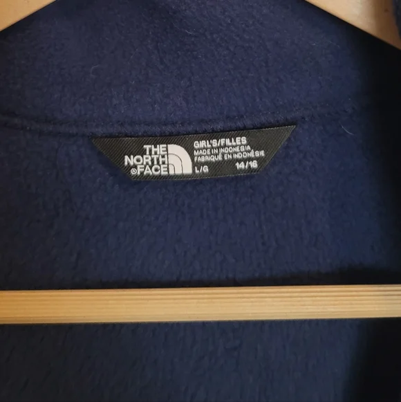 The North Face Girl's Jacket with Removeable Fleece in Navy Blue